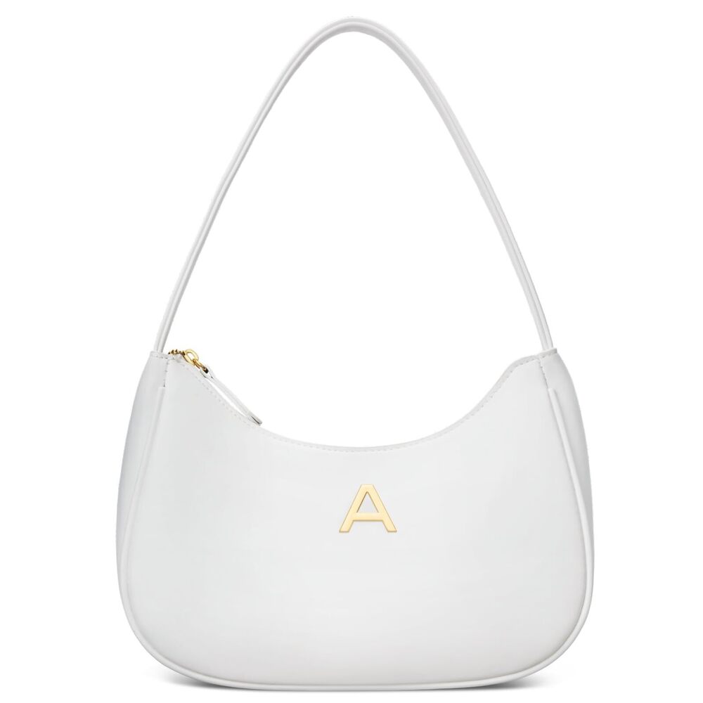 2390 Gift Shoulder Bag Clutch Tote HandBags Purses with Gold Initials